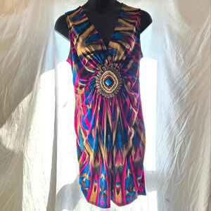 Beautiful Tribal Dress EUC